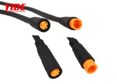 China 48V 2A E Bike Connector Waterproof 3 Pin Male Connector Cable for sale