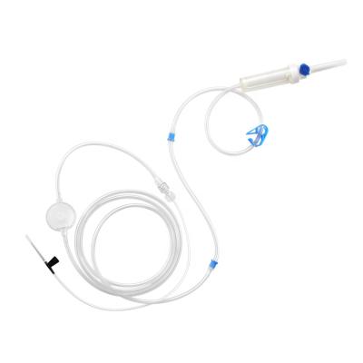 China Medical Grade Polyvinyl Chloride (PVC) Hawkmed High Quality and Disposable Low Price No DEHP Disposable Pump Infusion Set Medical IV Infusion Set à venda