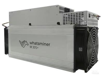 China 3400W Asic Whatsminer Microbt M30s+ 100TH/S 12V 75db for sale