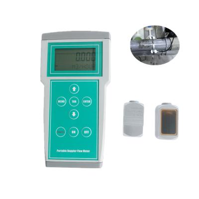 China Doppler Ultrasonic Flowmeter Portable Handheld Flow Monitor Meter for sale