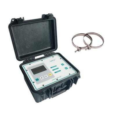 China Oct Outputs City Waste Water Drainage Ultrasonic Flow Meter With Battery Powered for sale