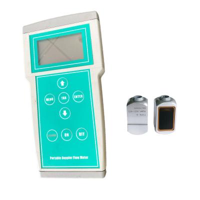China High Accuracy Ultrasonic Sewage Flow Meter 4-20mA Output Clamp On Flowmeter for sale