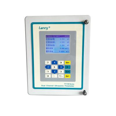 China High Quality Clamp On Dual Channel Ultrasonic Flowmeter Fluid Control for sale