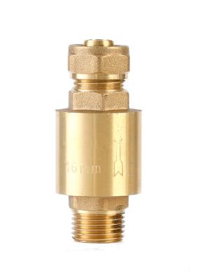 China Antiwear Rustproof Brass Spring Check Valve , Harmless Check Valve Brass Water Source for sale