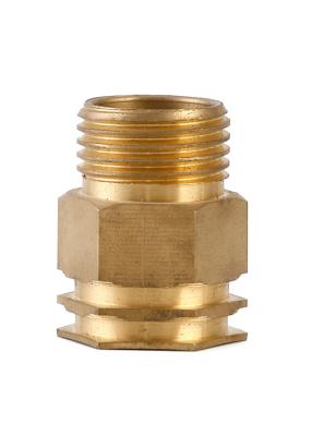 China Rustproof Harmless Threaded Brass Pipe , Anti Corrosion Dot Air Fittings for sale