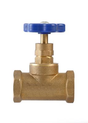 China Female Threaded Brass Stop Valve Rustproof Corrosion Resistant for sale