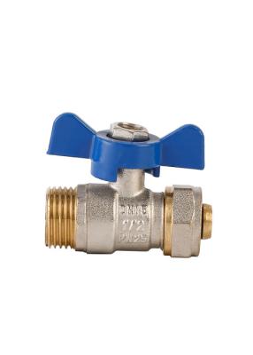 China Nontoxic Forged Tee Handle Ball Valve , Multi Scene High Temperature Ball Valves for sale