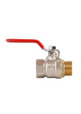 China Manual Antirust Nickel Plated Ball Valve Anti Corrosion Practical for sale