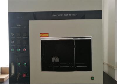 China Fire Safety Needle Flame Test Apparatus / Flammability Test Chamber for sale