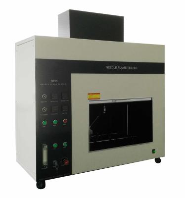 China Lab Needle Flame Test Apparatus , Flammability Test Chamber For Electronic Components for sale