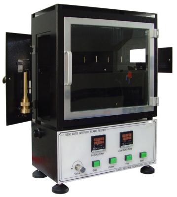China FMVSS 302 Flammability Test Chamber , Textile Horizontal Flammability Tester for sale