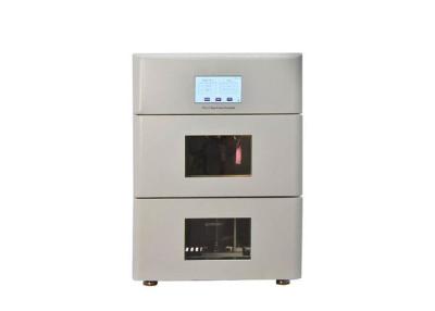 China PLC Control Color Fastness Testing Equipment Gas Fume Chamber Touch Panel Type for sale
