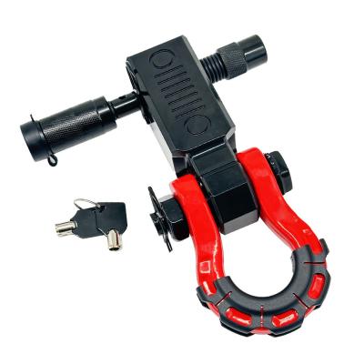 China Offroad Towing 8 Ton Tow Shackle with Non-standard and Carbon Steel Screw Bow Shackle for sale