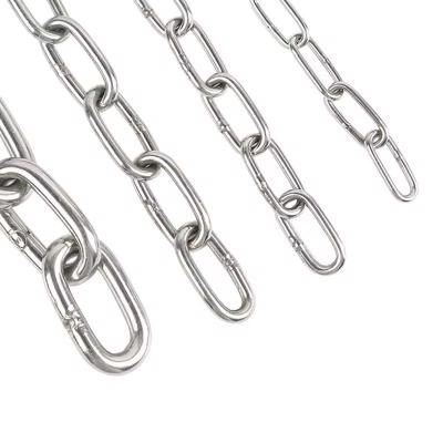 China Load Lifting 316 Stainless Steel Boats Anchor Chain DIN766 Standard Test load 48kN for sale