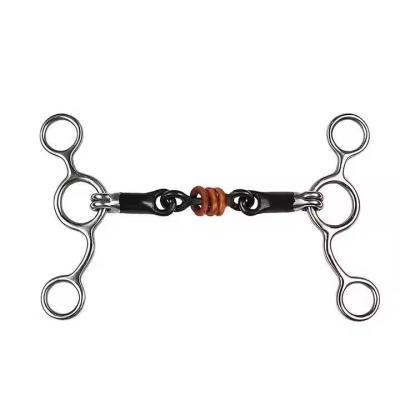 China Equestrian Training Horse Gag Ring in Stainless Steel Material with Gag Thickness for sale