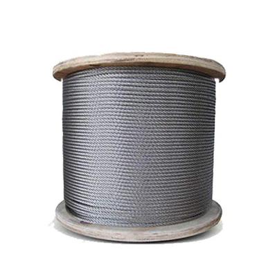 China Steel Grade AISI 316 304 7x7 7x19 Stainless Steel Wire Rope for Balustrade Installation for sale