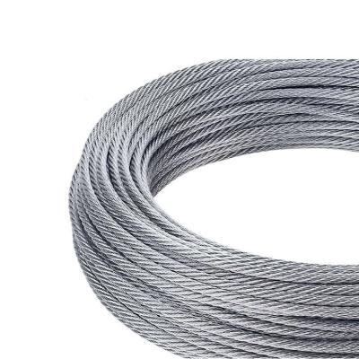 China Engineering 3mm Stainless Steel Wire Rope for Bending Processing Service 7X7 for sale