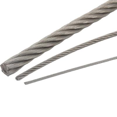 China 8mm Galvanized Stainless Steel Wire Rope for Industry Welding Assistance Provider for sale
