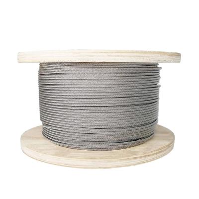 China Stainless Steel 6X19 7X19 8X19 Galvanized Steel Wire Rope Cable for sale