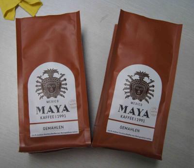 Chine Type extérieur mat du Mexique de joint de quadruple sacs à thé de café avec la valve d'Evaculation d'air à vendre