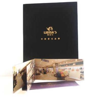 China luxury design fold leaflet booklet printing brochure printing full color all pages for sale