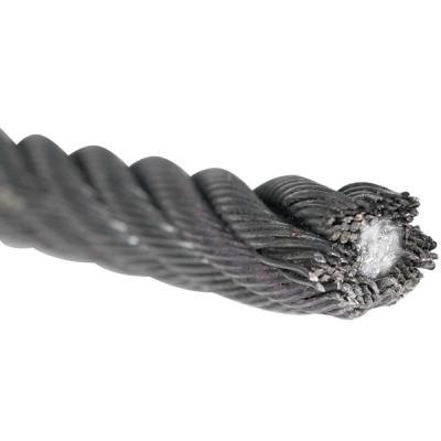 China 6mm 316 Stainless Steel Cable / SS Wire Rope 6x19+FC For Chemical Metallurgy for sale