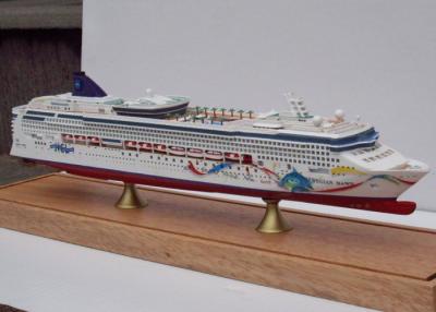 China Norwegian Dawn Cruise Ship 3d Model Ivory White Color , Carbon Fibre Hull Material for sale