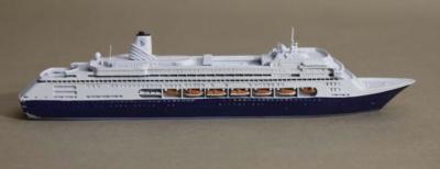 China Alloy Casting Coast Guard Ship Models , ABS MS Volendam Cruise Ship For Gift for sale