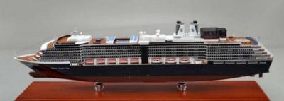 China MS Zuiderdam Cruise Ship  Models Ivory White Color For Outdoor Exhibition for sale