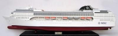 China High End Mediterranean Cruises Ship Models , MSC Opera Cruise Ship Model Container Ship for sale