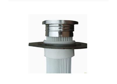 China Pre Filtration Filter End Caps Pore Size Bespoke , Flat End Caps  Broad Chemical Compatibility for sale