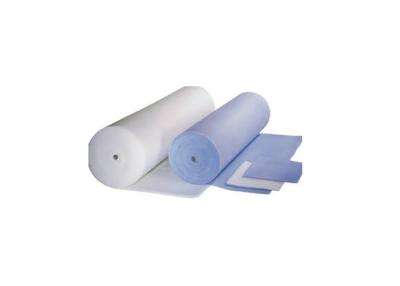China Fibra de vidrio rollo del material del filtro de aire de 0,3 micrones, rollo del material del filtro de la CA de Dacron inflamable en venta