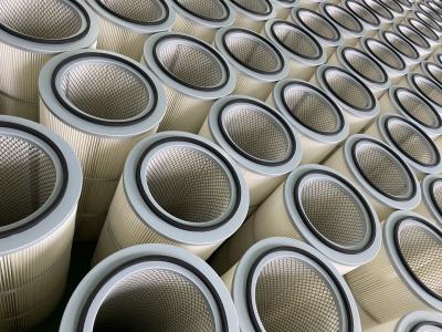 China 5um, 0.5um, 0.2um, 2um, sintético grande del flujo de aire de los sectores de la construcción del filtro de aire de la turbina de gas en venta