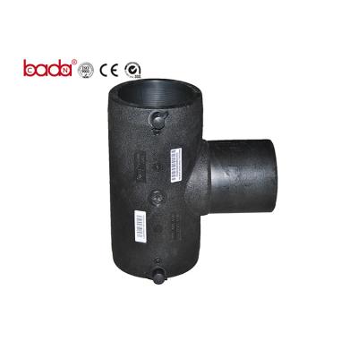China Hot Selling Thicker Wall Poly Elbow SDR11 Pipe SDR11 HDPE Plug Fusion Fitting Reducing Tee for sale