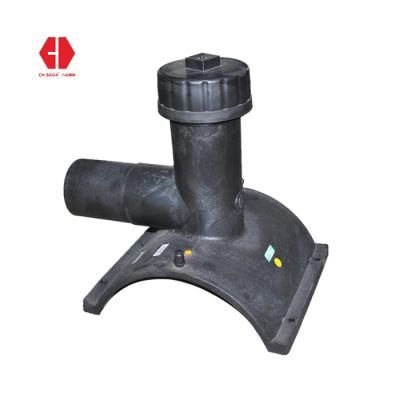 China Thicker Wall PE100 PE80 HDPE Electrofusion Fittings Tapping Saddle HDPE For Sale for sale