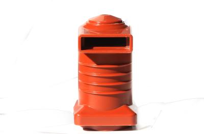 China Red Color 630A 10kV Epoxy Resin Cast Insulators , Spout Insulating Contact Box for sale