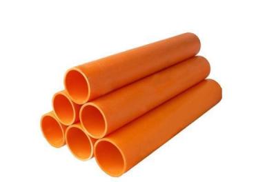 China MPP Material Electrical Conduit Plastic Pipe Corrosion Resistance Flexibility for sale
