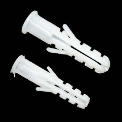 China White / Gray Color Expand Nails Plastic Wall Anchors For Drywall Self Drilling for sale