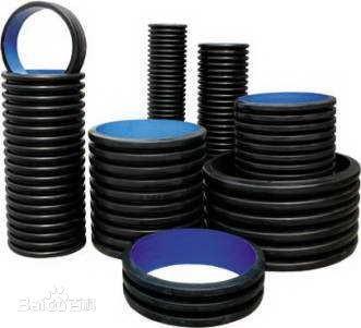 China Black HDPE Underground Electrical Conduit Plastic Pipe Low Temperature Resistance for sale