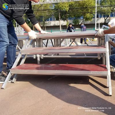 China Heavy duty movable/mobile/portable stage aluminum stage frames outdoor stage aluminum production stages wedding stage for sale
