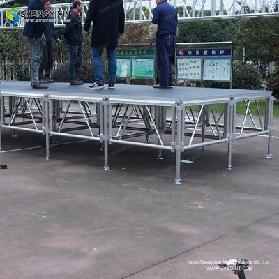 China portable stage with Ladder,mobile stage,moving stage special for stage lighting events rental folding stage for sale