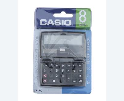 Китай Для калькулятора подлинного калькулятора раковины складчатости компьютера SX-100 Casio Casio 8-разрядного мини продается