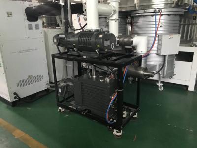 China 450KG Green Vacuum Pump System 1080 m³/h Oil Sealed Vacuum Pump Booster System for sale