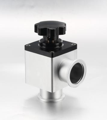Chine KF40 type manuel preuve de la poussière de modèle de la valve d'angle de vide de valve sous vide poussé GD-J40B à vendre