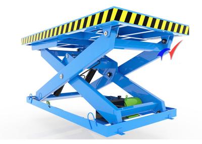 China 5 - 8m/H Three Electric Lift Table Stationary Hydraulic Scissor Table For Factory for sale
