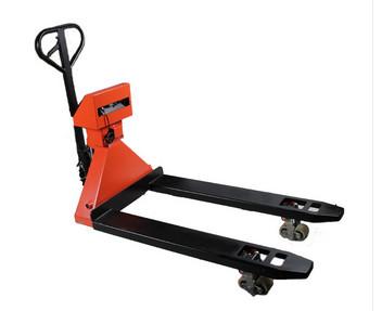 China 2000kg Capacity 1kg Readability Hand Pallet Jack Weight Scale for sale
