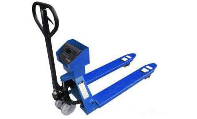 China Rechargeable 2000kg Electronic Hand  Jack Pallet Scale for sale
