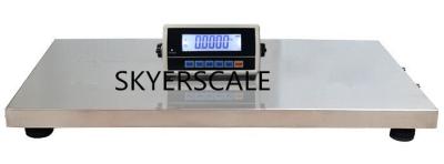 China 900×600mm 300kg Animal Floor Weighing Scales Powder Coated for sale