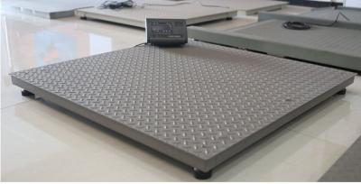 China 5000lbs Mild Steel Digital Floor Weighing Scales 1.2x1.2m for sale