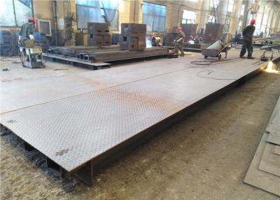 China De concrete Aandrijving van de Frametype100t Industriële Weegbrug over Vrachtwagenschalen Te koop